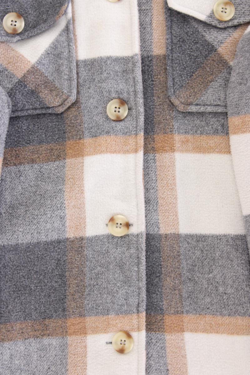 Studio Only Hemdjacke Gr. XS kariert mehrfarbig aus Polyester
