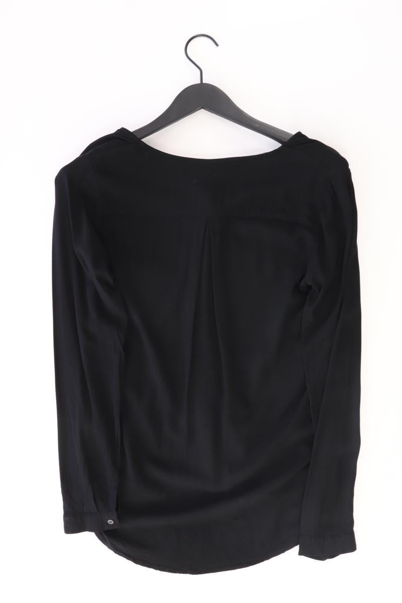 Vila Langarmbluse Gr. 36 schwarz aus Viskose
