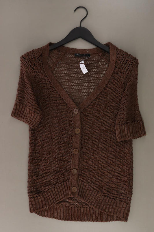 Expresso Strickshirt aus Wolle Gr. M Kurzarm braun