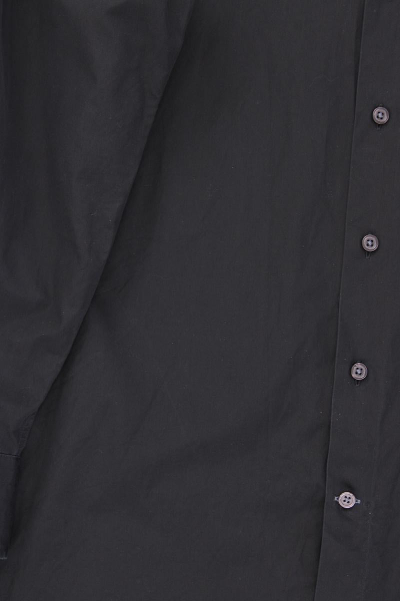 CHARLES TYRWHITT Langarmhemd für Herren Gr. Hemdgröße 48 schwarz aus Baumwolle