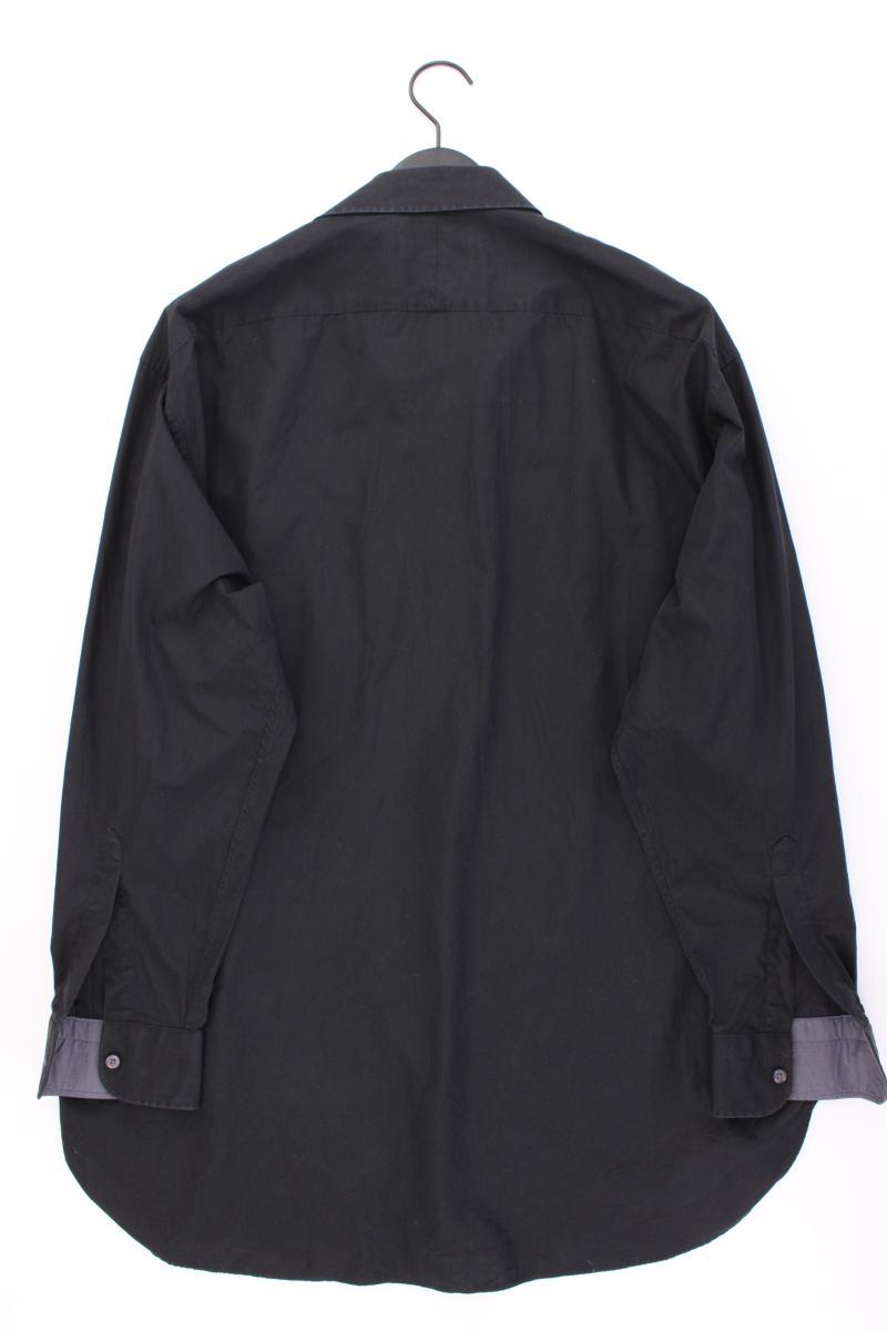 CHARLES TYRWHITT Langarmhemd für Herren Gr. Hemdgröße 48 schwarz aus Baumwolle