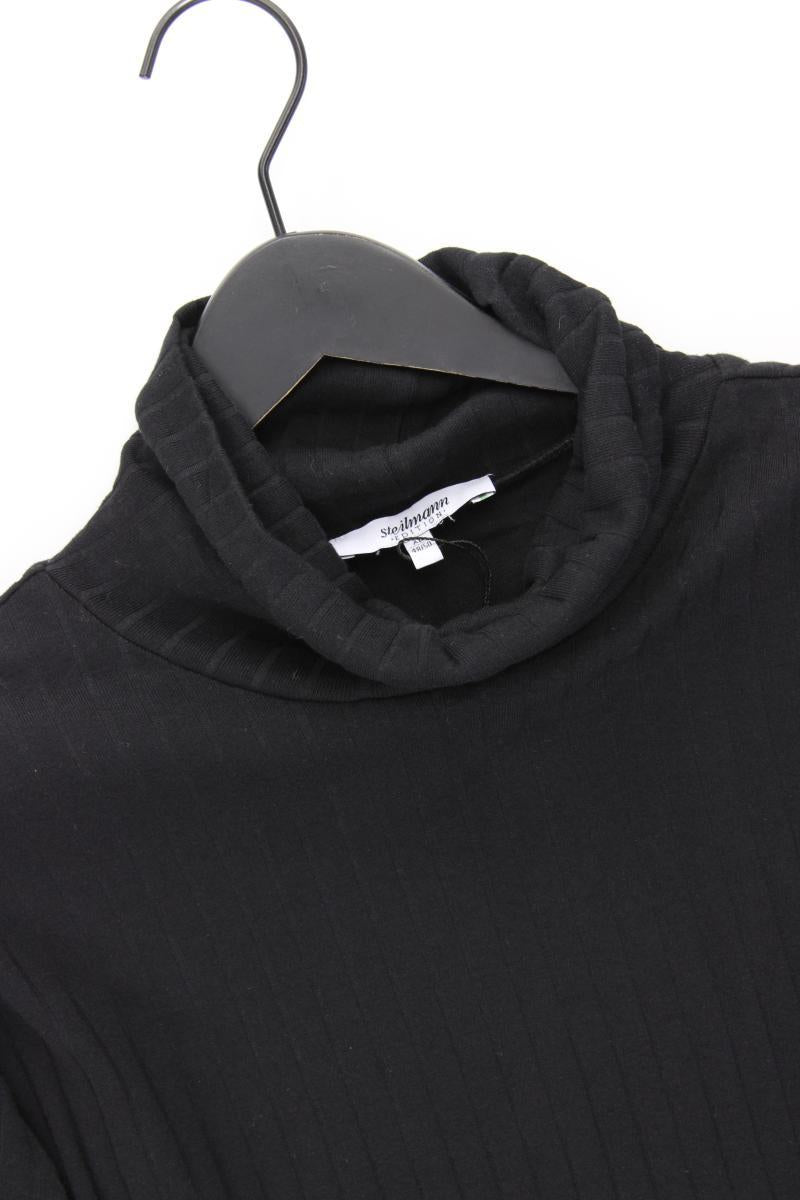 Steilmann Feinstrickpullover Gr. 48/50 schwarz aus Baumwolle