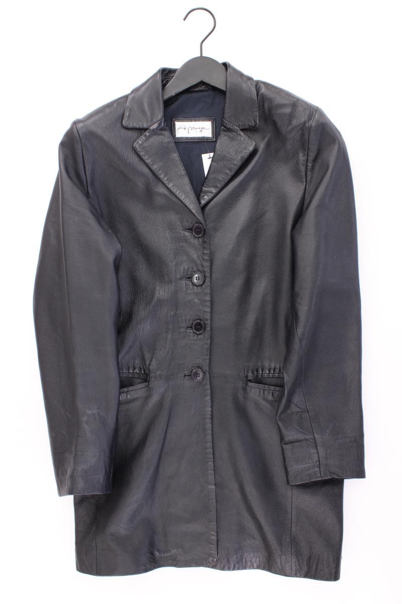 Apanage Vintage Ledermantel Gr. 38 schwarz