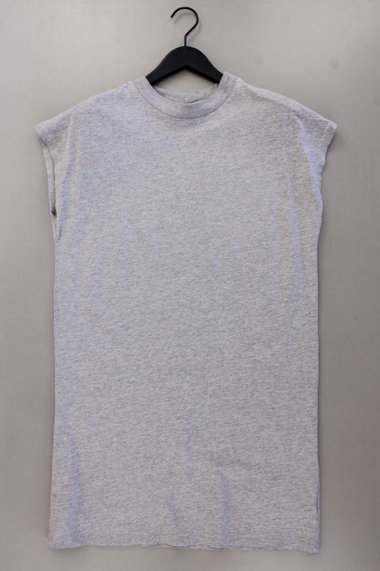 Weekday Kurzarmkleid Gr. S grau aus Baumwolle