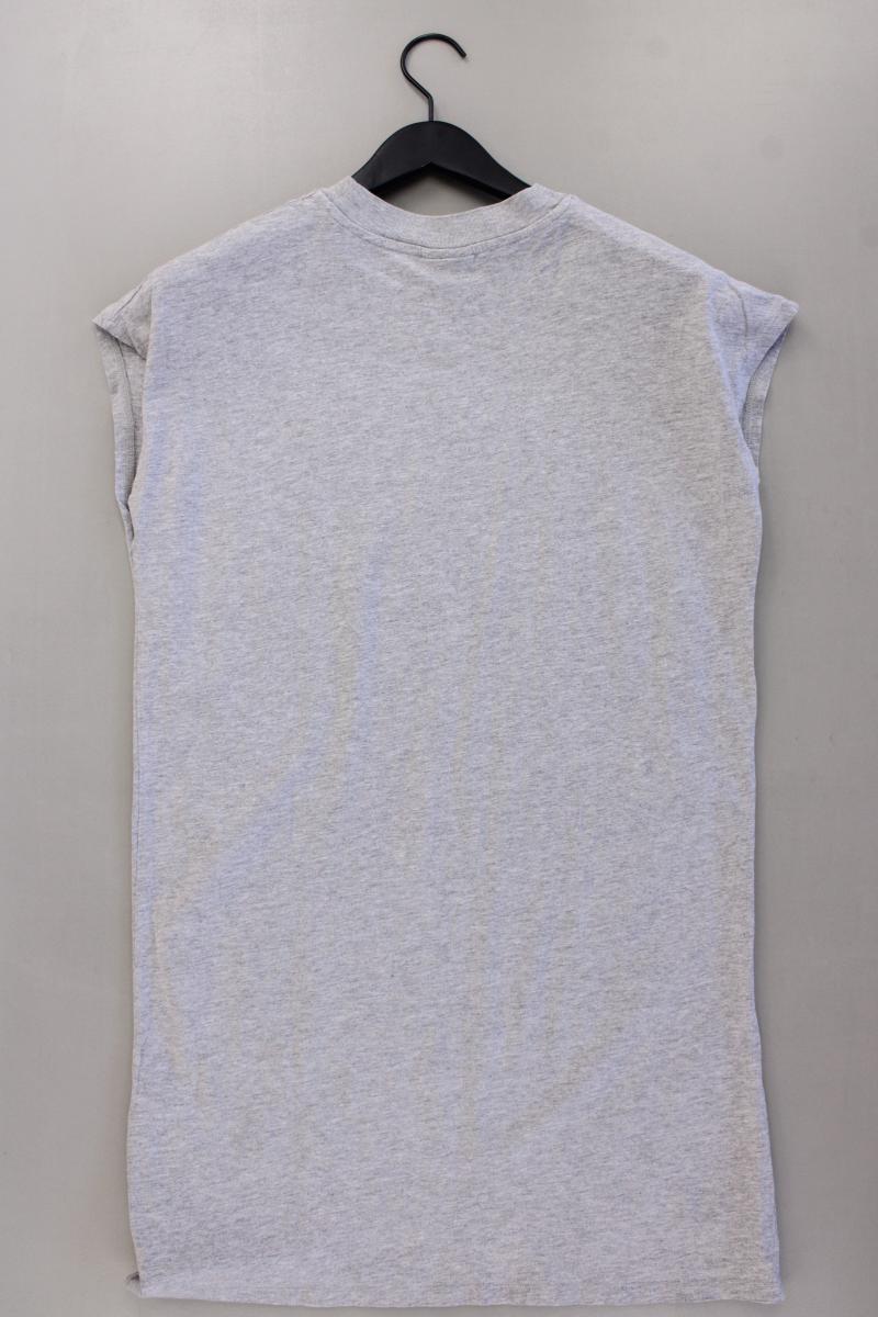 Weekday Kurzarmkleid Gr. S grau aus Baumwolle