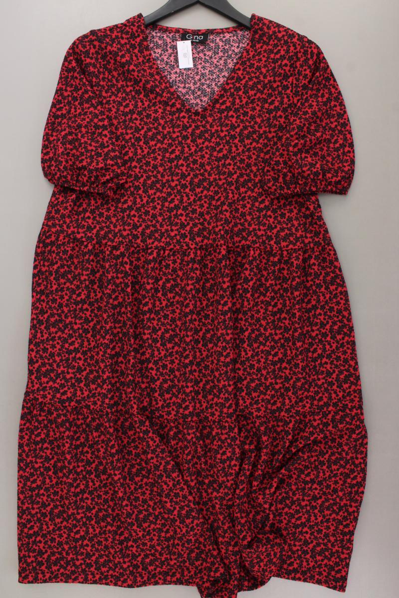 G!ina Kleid Gr. 46/48 Kurzarm rot