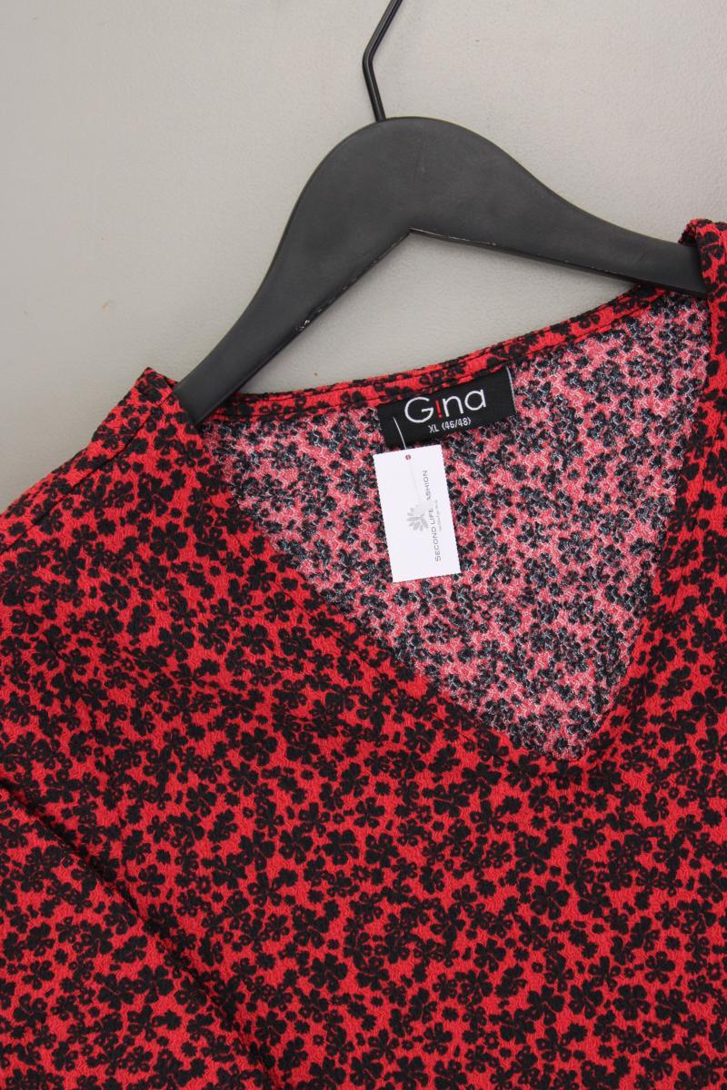 G!ina Kleid Gr. 46/48 Kurzarm rot