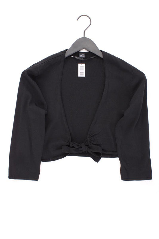 s.Oliver Selection Bolero Jäckchen Gr. 42 3/4 Ärmel schwarz aus Viskose