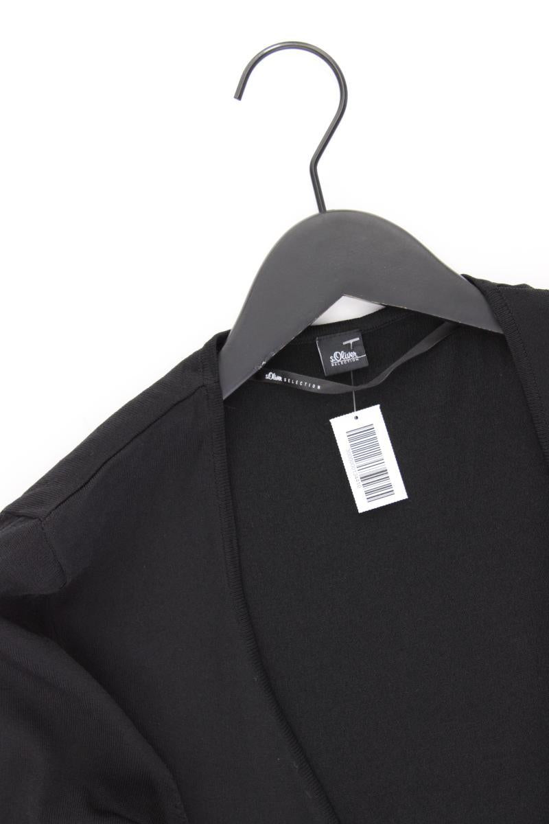 s.Oliver Selection Bolero Jäckchen Gr. 42 3/4 Ärmel schwarz aus Viskose