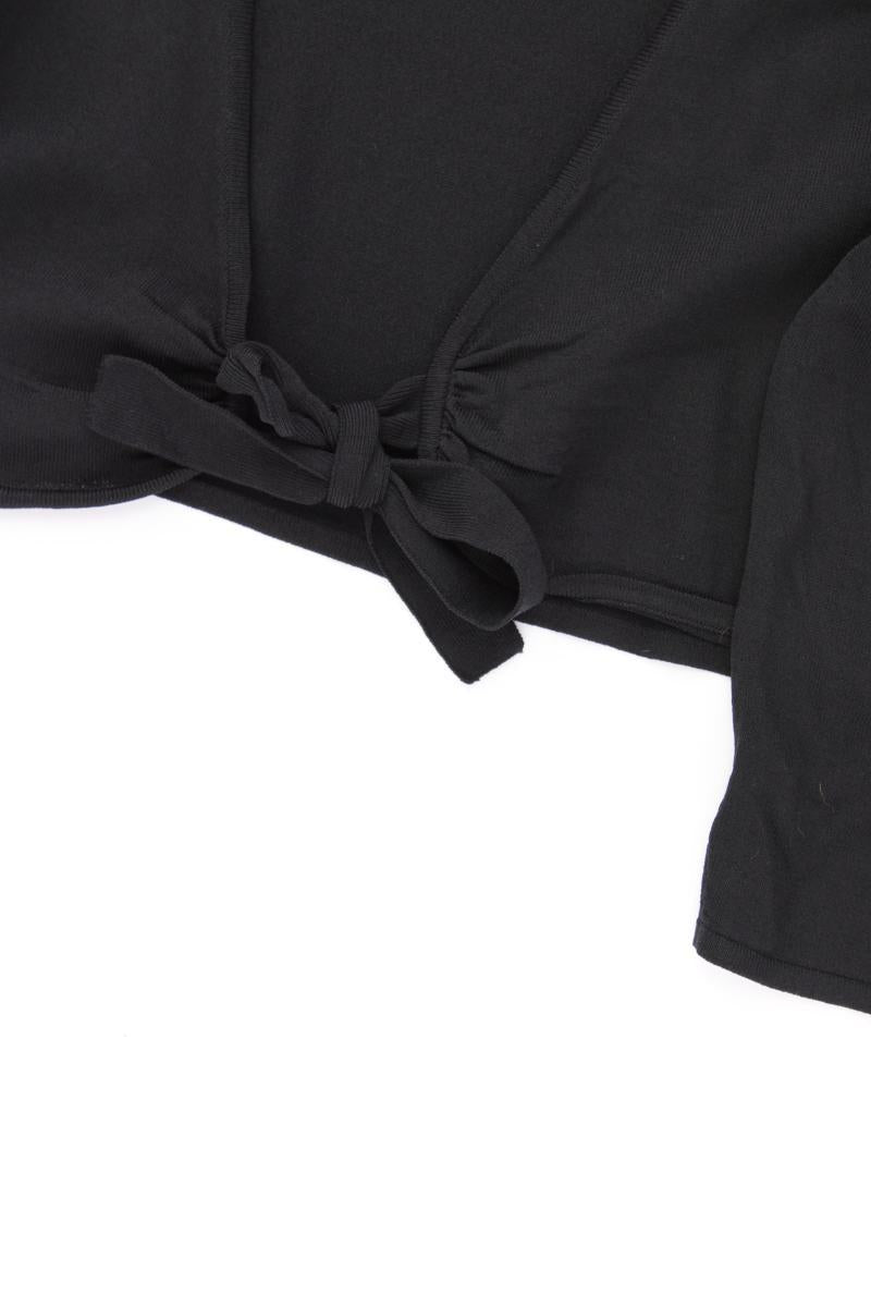 s.Oliver Selection Bolero Jäckchen Gr. 42 3/4 Ärmel schwarz aus Viskose