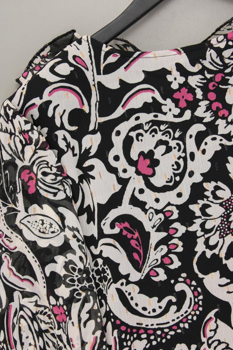 Chiffonkleid Gr. 48 Langarm mehrfarbig