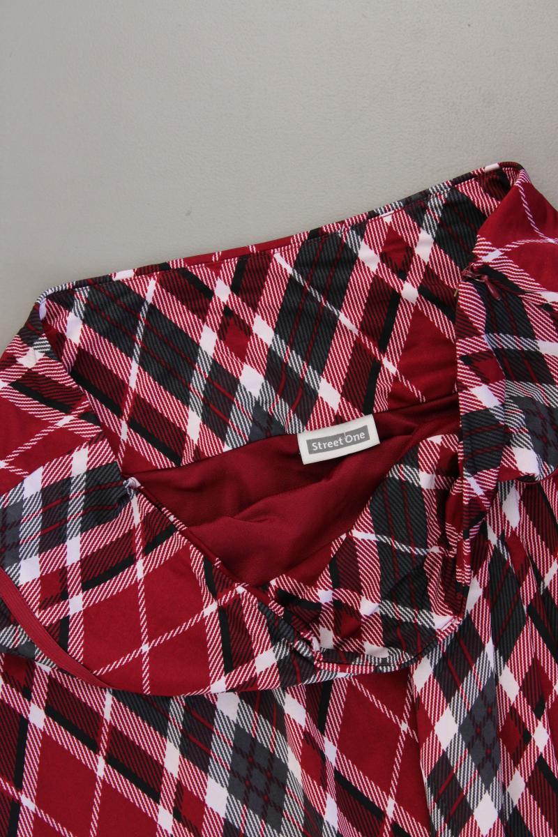 Street One Rock Gr. 38 kariert rot aus Polyester