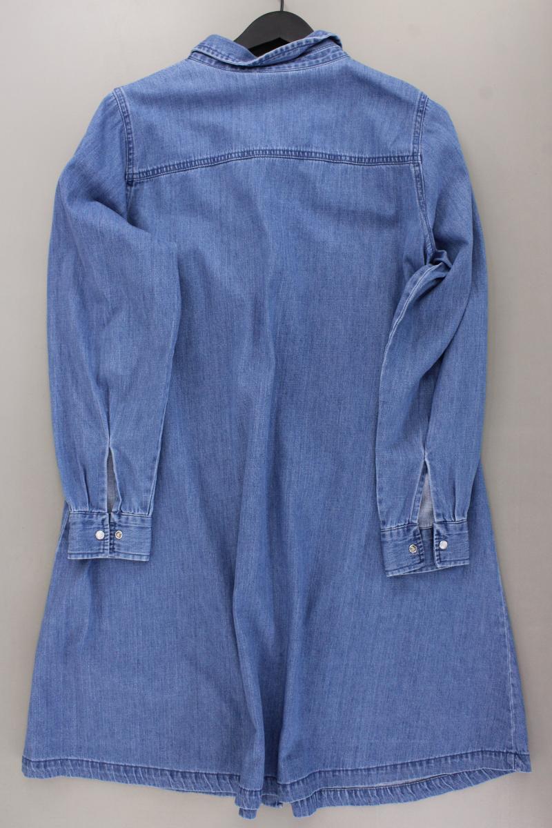 Zizzi Jeanskleid Gr. 48 Langarm blau