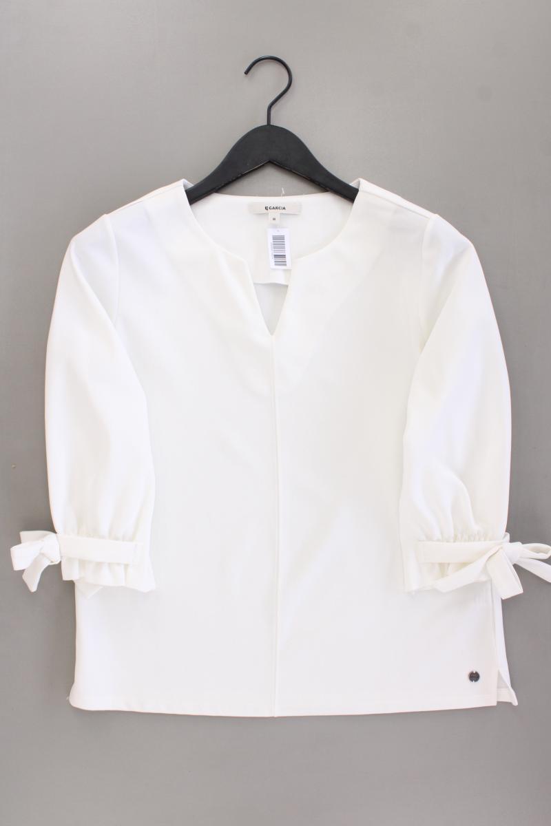 Garcia Jeans Classic Bluse Gr. M 3/4 Ärmel creme aus Polyester