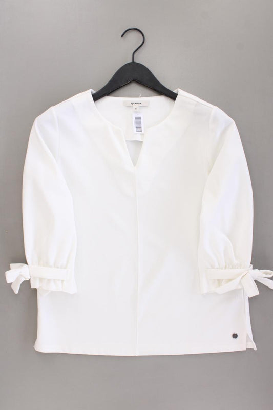Garcia Jeans Classic Bluse Gr. M 3/4 Ärmel creme aus Polyester