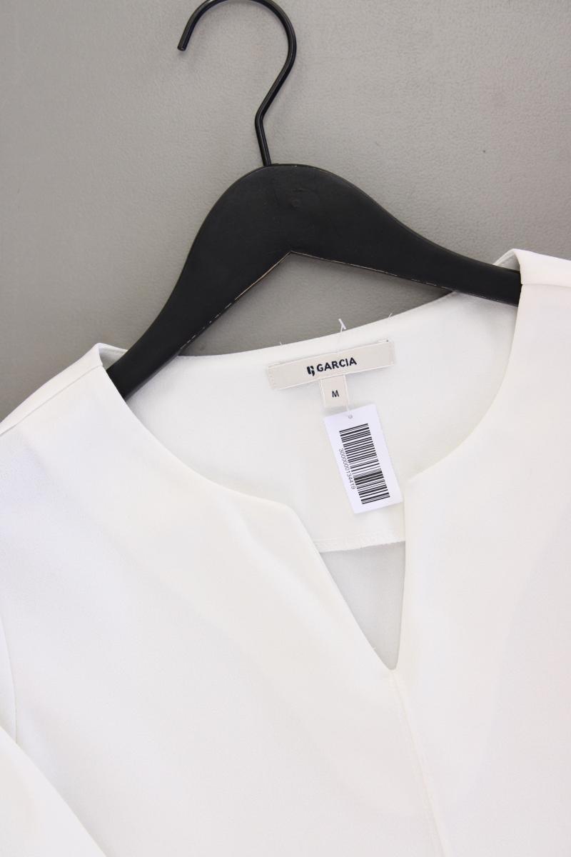 Garcia Jeans Classic Bluse Gr. M 3/4 Ärmel creme aus Polyester