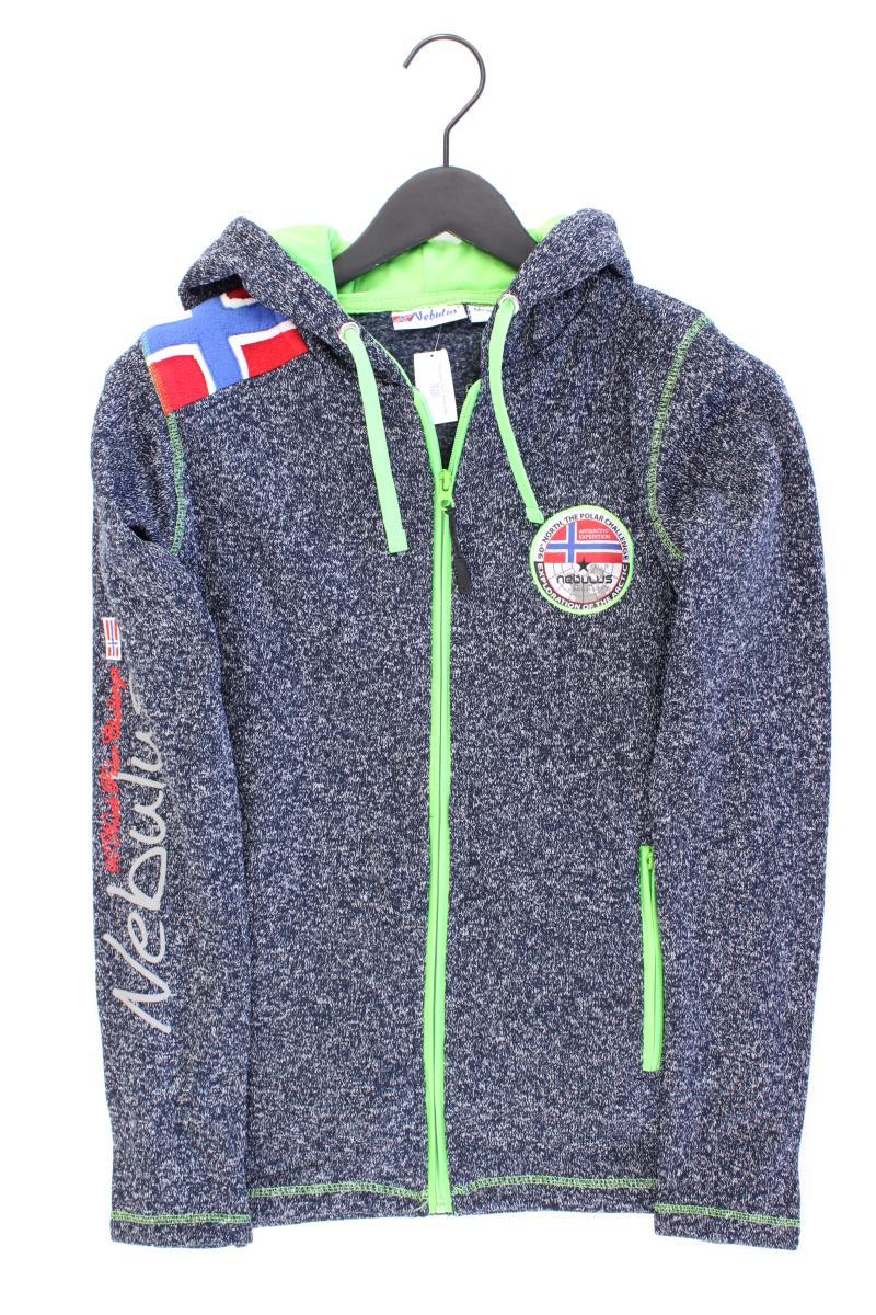 Nebulus Sweatjacke Gr. 38 Langarm blau aus Polyester