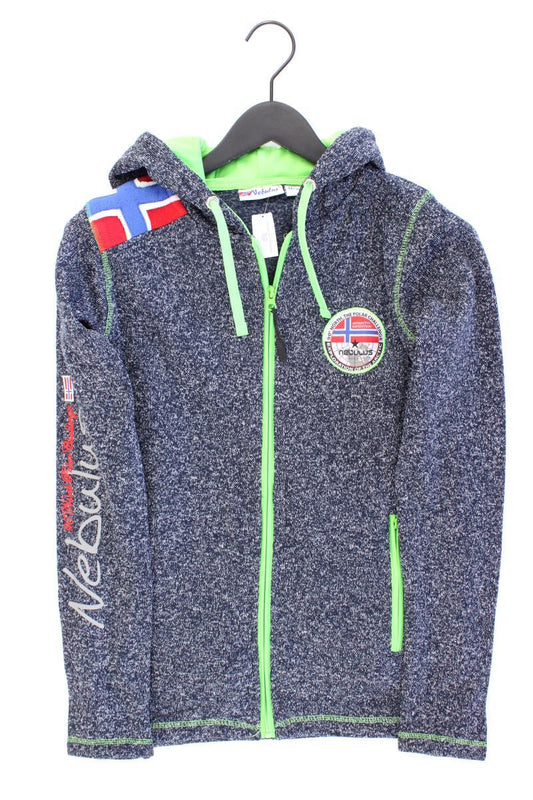 Nebulus Sweatjacke Gr. 38 Langarm blau aus Polyester