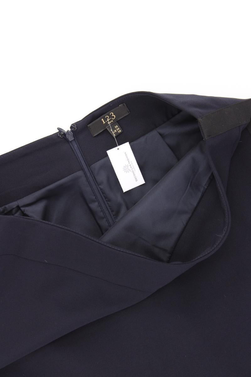 1.2.3 Paris Bleistiftrock Gr. 34 neuwertig blau aus Polyester