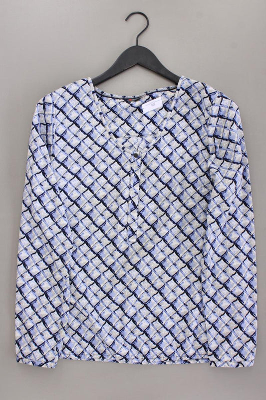Street One Langarmbluse Gr. 40 neuwertig blau aus Polyester