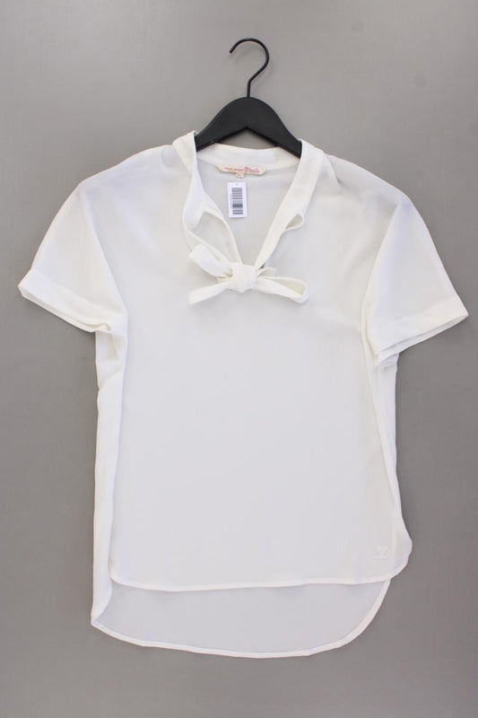 Tom Tailor (Denim) Schluppenbluse Gr. XS Kurzarm creme