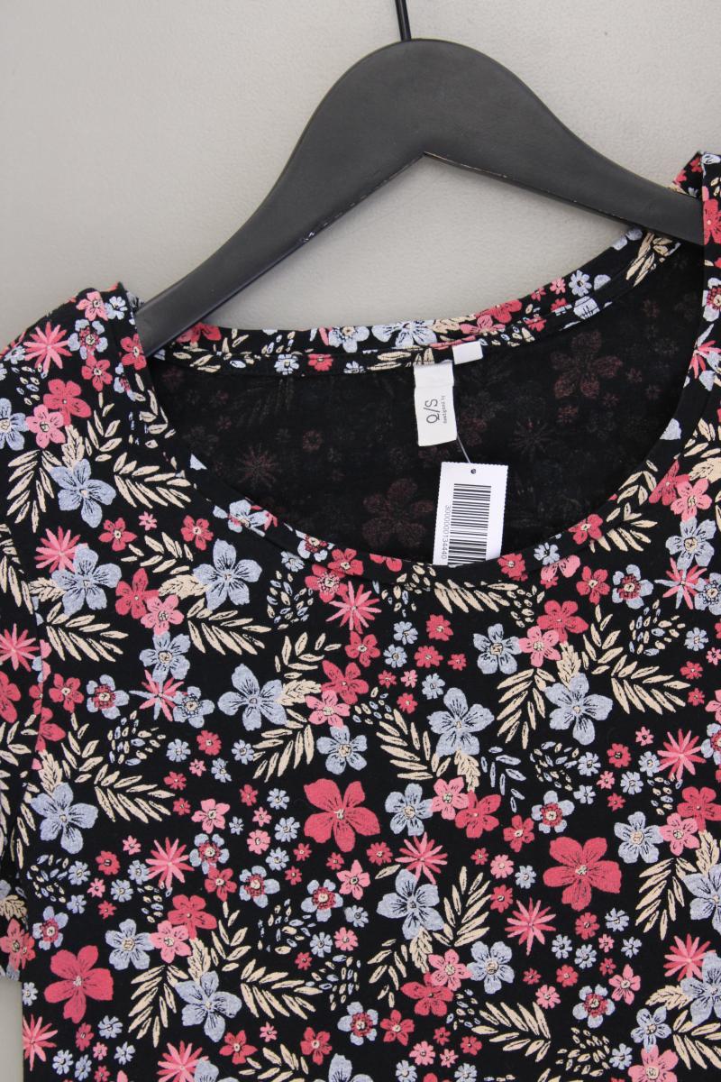 QS by s.Oliver Printshirt Gr. XL mit Blumenmuster Kurzarm mehrfarbig