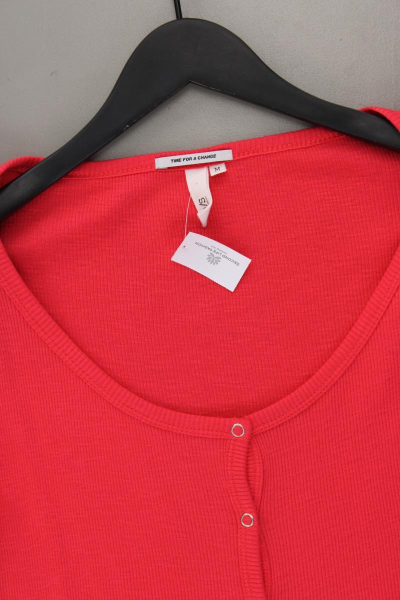 QS by s.Oliver Cropped Shirt Gr. M neuwertig Kurzarm rot aus Baumwolle