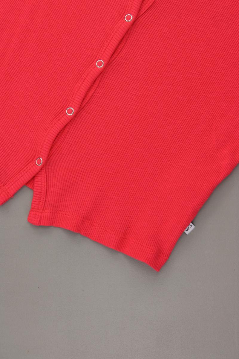 QS by s.Oliver Cropped Shirt Gr. M neuwertig Kurzarm rot aus Baumwolle