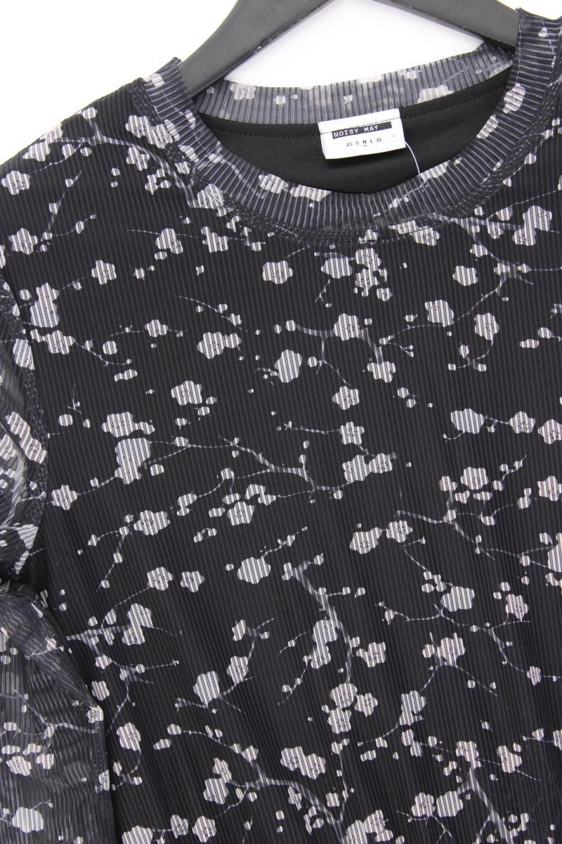 Noisy May Langarmkleid Gr. M grau aus Polyester