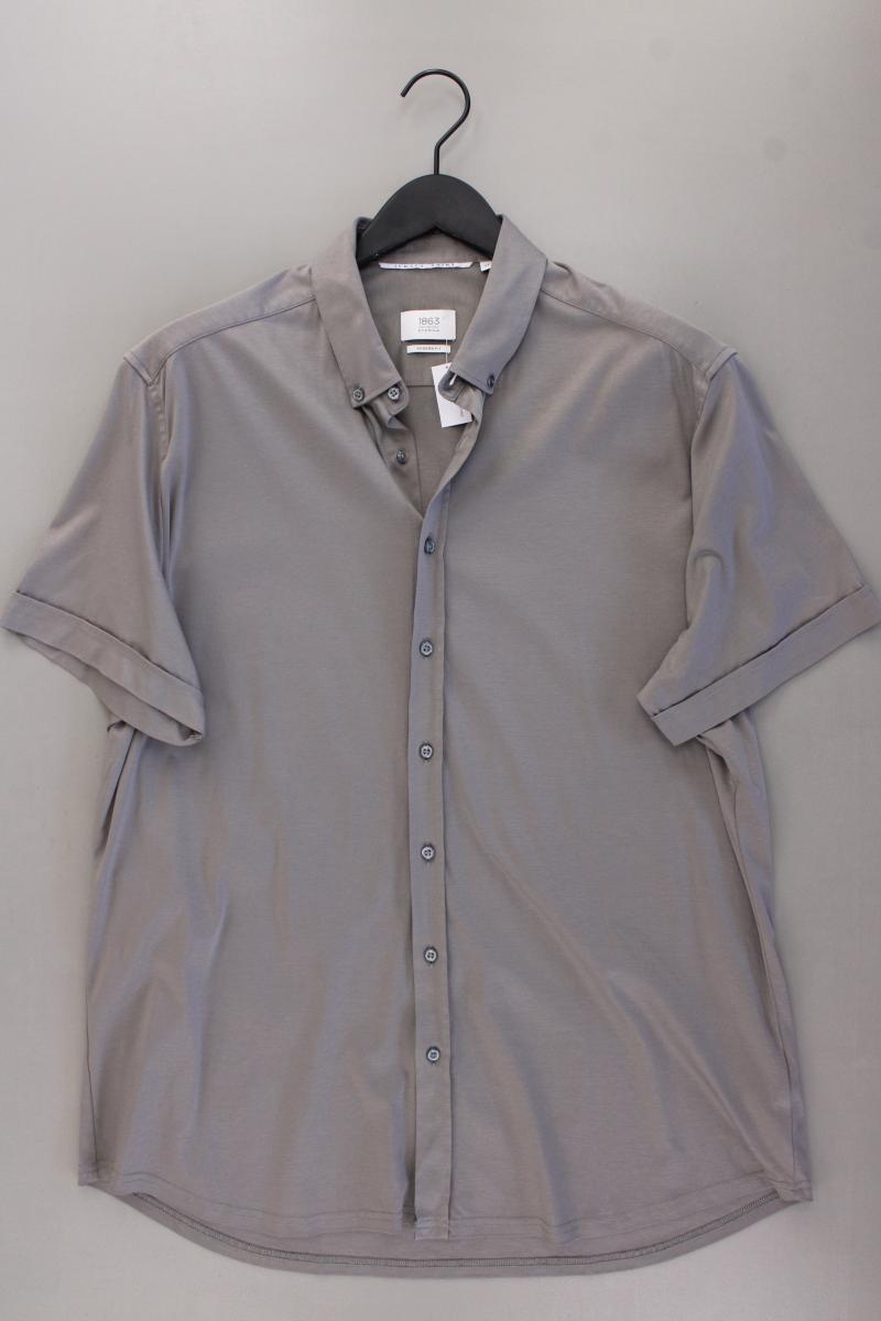 1863 by Eterna Kurzarmhemd für Herren Gr. Hemdgröße 43 neuwertig grau