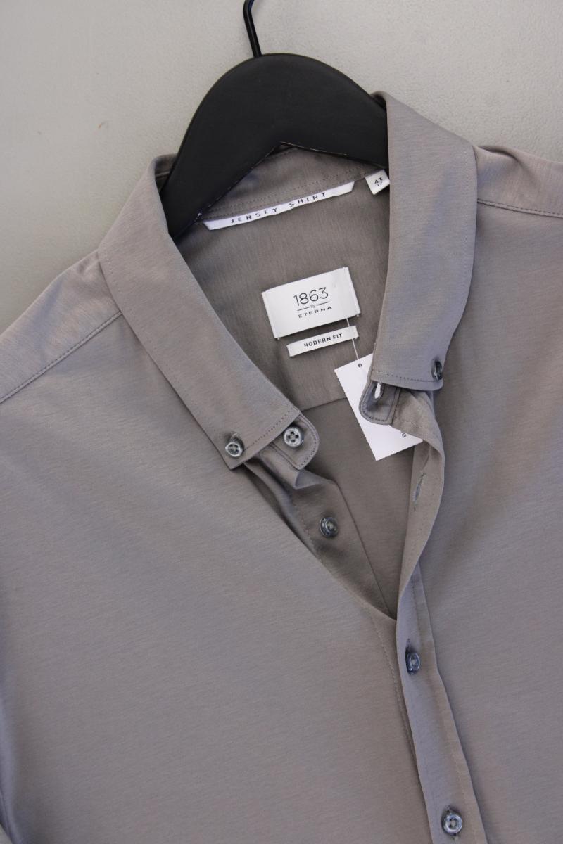 1863 by Eterna Kurzarmhemd für Herren Gr. Hemdgröße 43 neuwertig grau