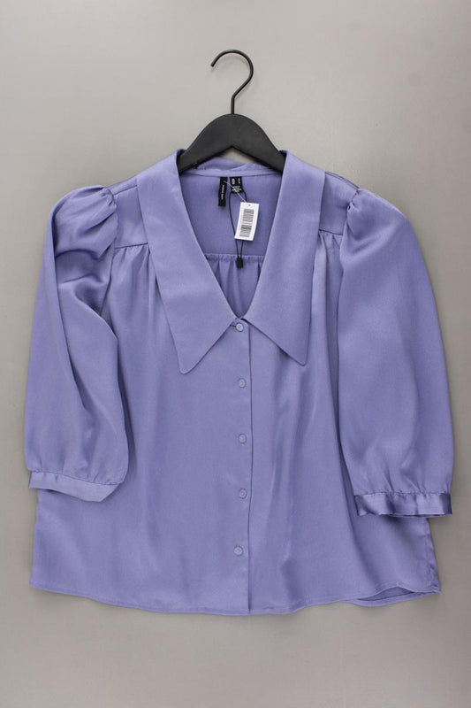 Vero Moda Bluse Gr. S 3/4 Ärmel blau aus Polyester