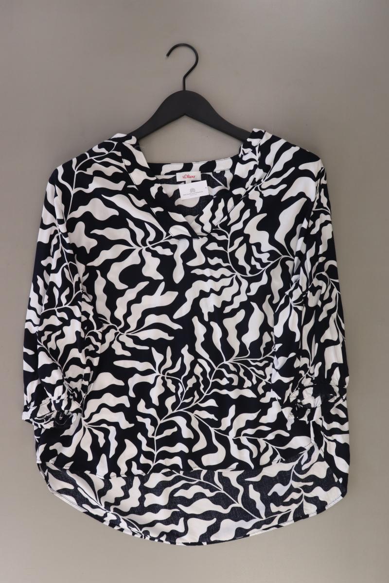 s.Oliver Oversize-Bluse Gr. 46 3/4 Ärmel blau