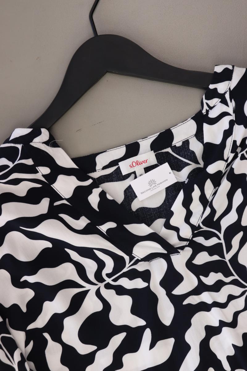 s.Oliver Oversize-Bluse Gr. 46 3/4 Ärmel blau