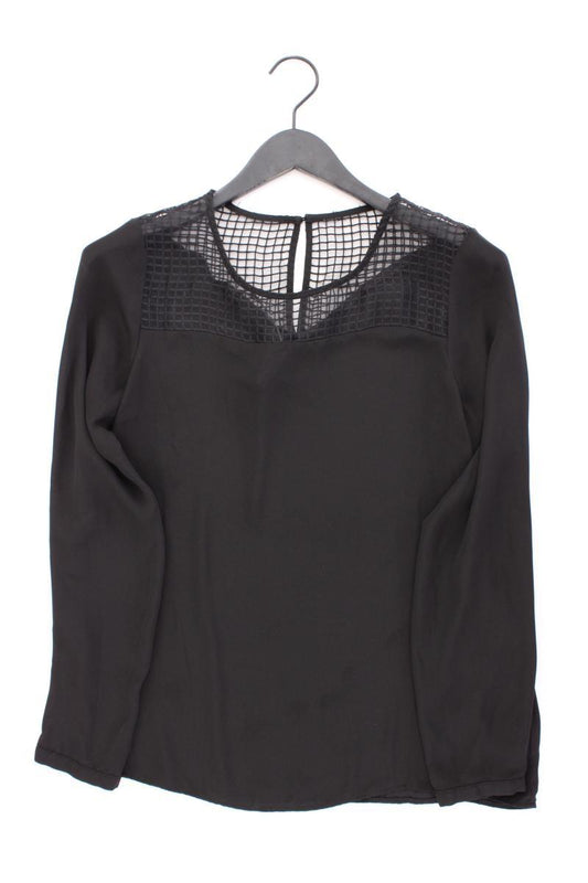 Only Langarmbluse Gr. 40 schwarz aus Polyester