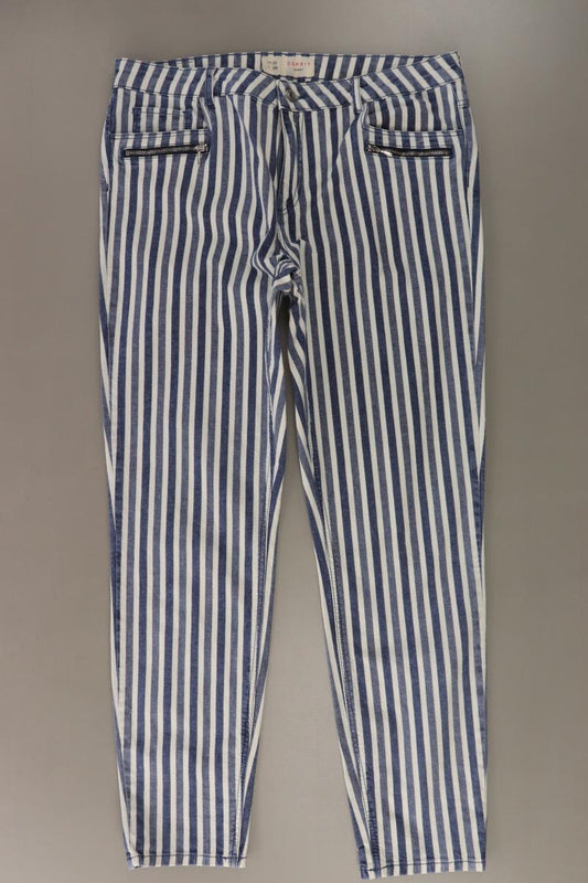Esprit Hose Gr. W33/L28 gestreift blau