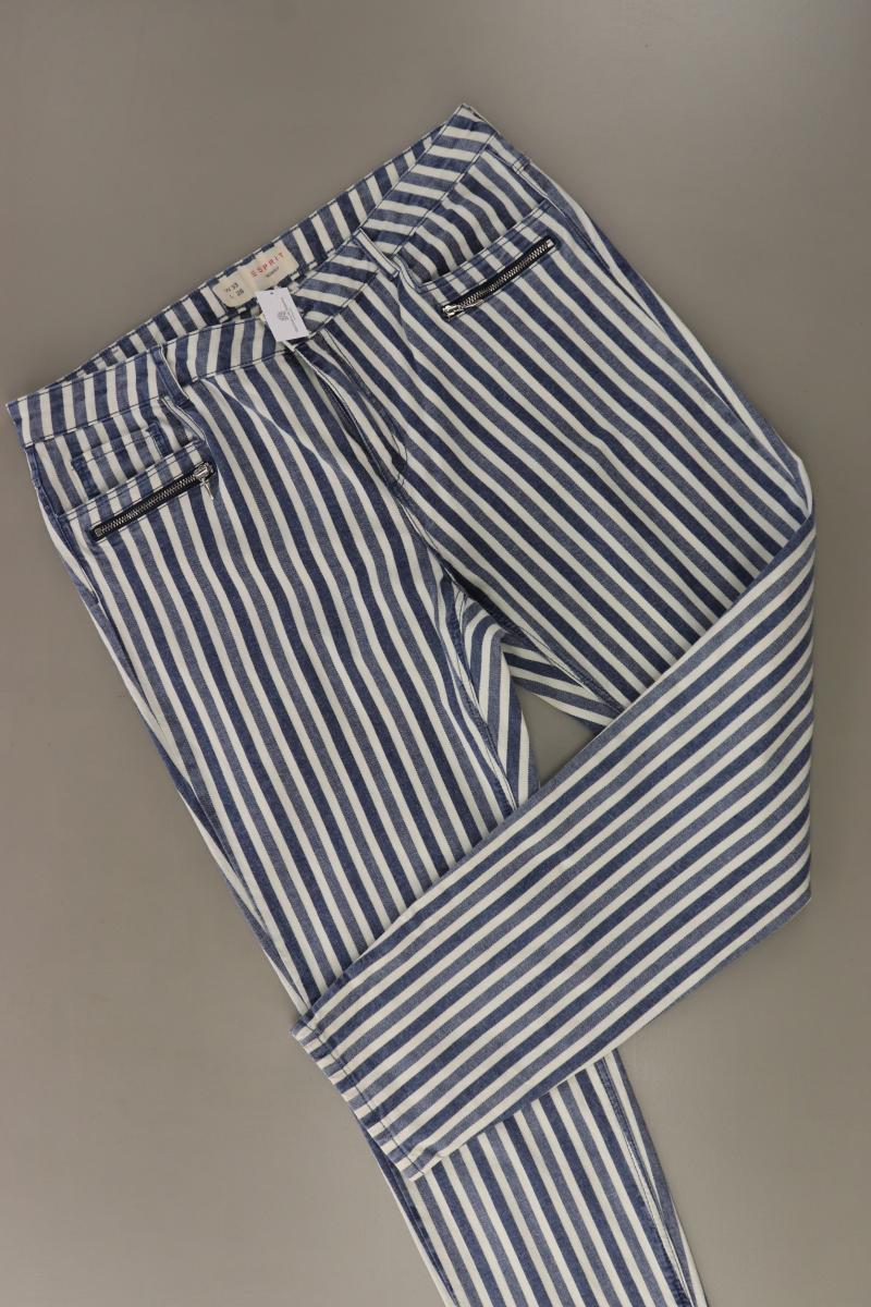 Esprit Hose Gr. W33/L28 gestreift blau