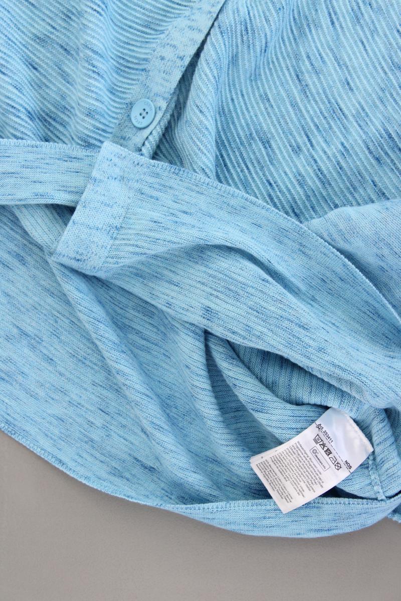 Cecil Strickjacke Gr. XXL neuwertig Langarm blau aus Baumwolle