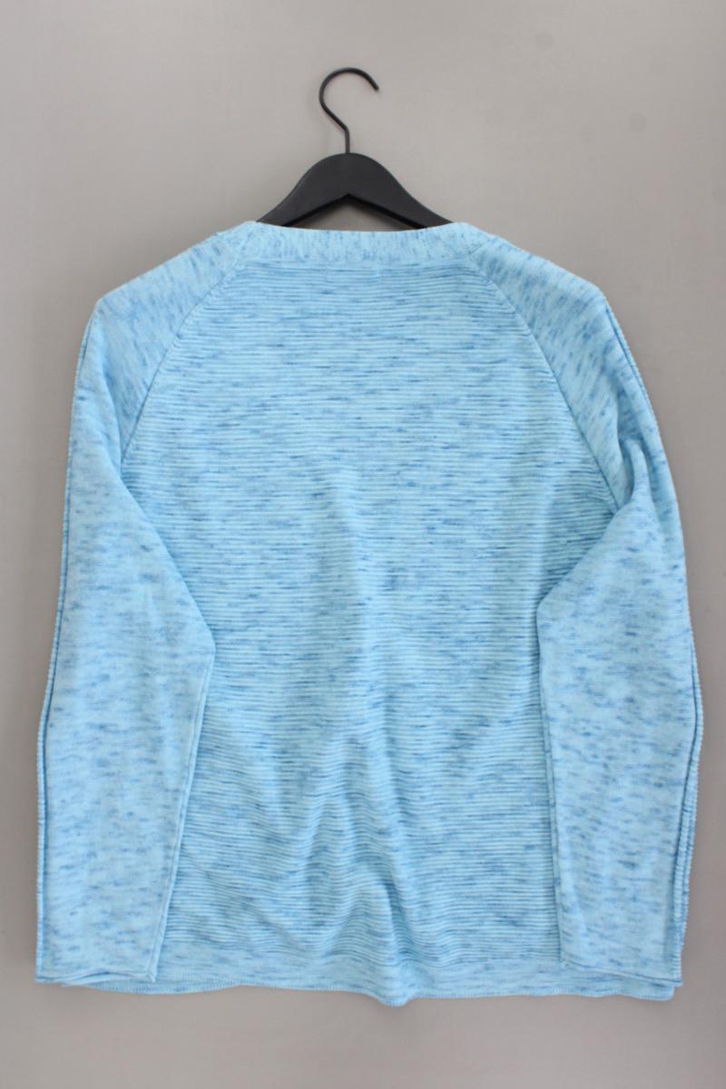 Cecil Strickjacke Gr. XXL neuwertig Langarm blau aus Baumwolle