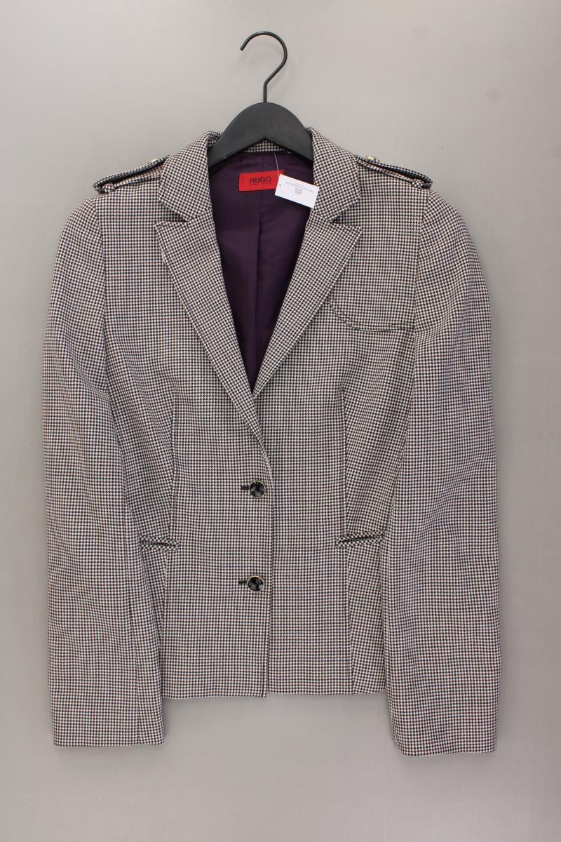 Hugo Boss Wollblazer Gr. 40 hahnentritt grau