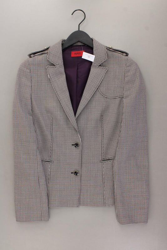 Hugo Boss Wollblazer Gr. 40 hahnentritt grau