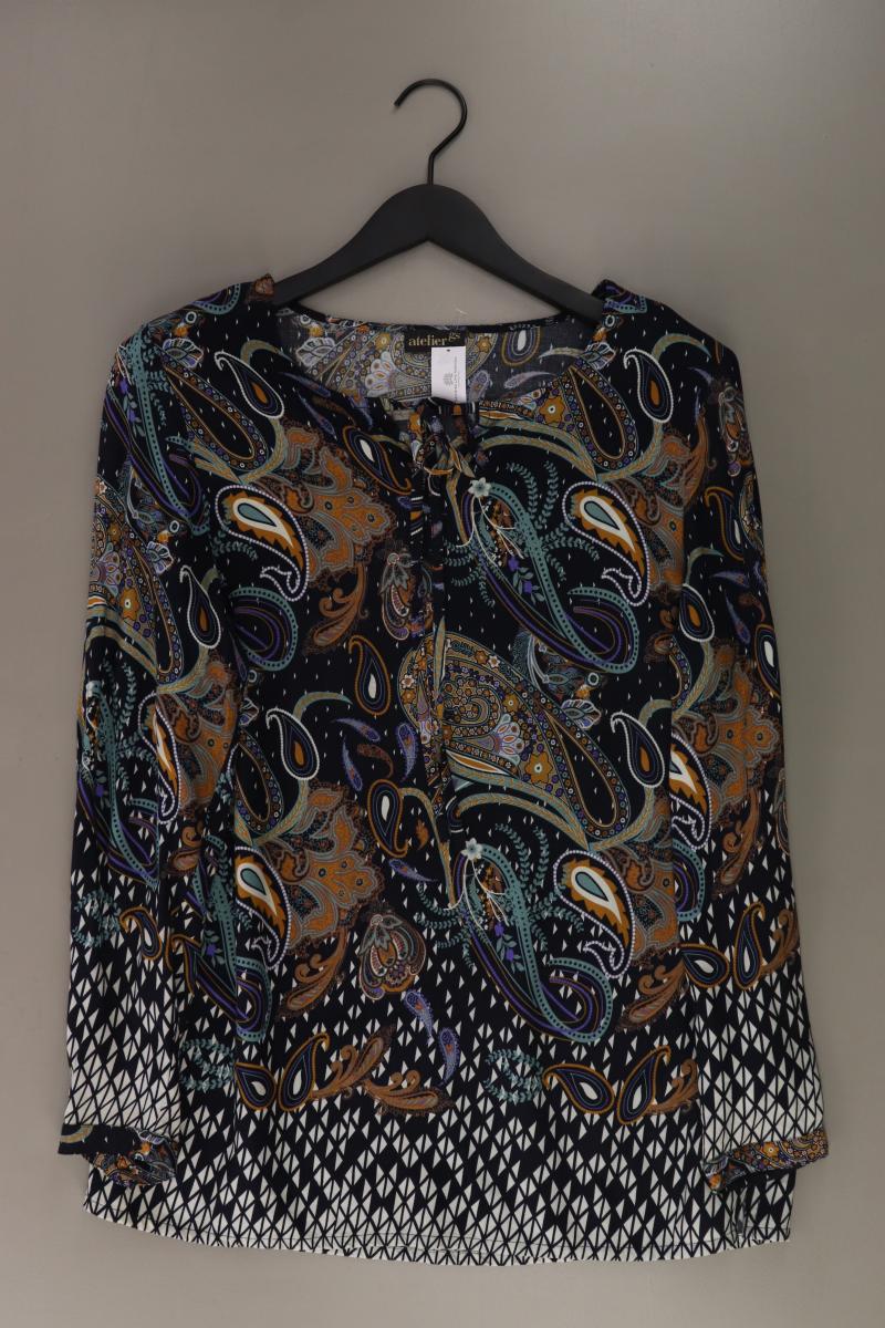 Atelier GS Bluse Gr. Kurzgröße 20 Langarm mehrfarbig aus Viskose