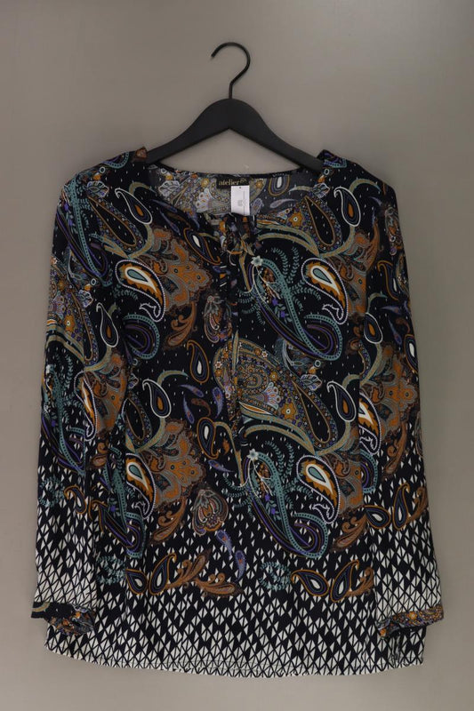 Atelier GS Bluse Gr. Kurzgröße 20 Langarm mehrfarbig aus Viskose