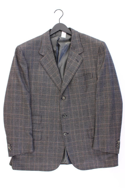 Brioni Longsakko für Herren Gr. Kurzgröße 28 kariert grau aus Kaschmir