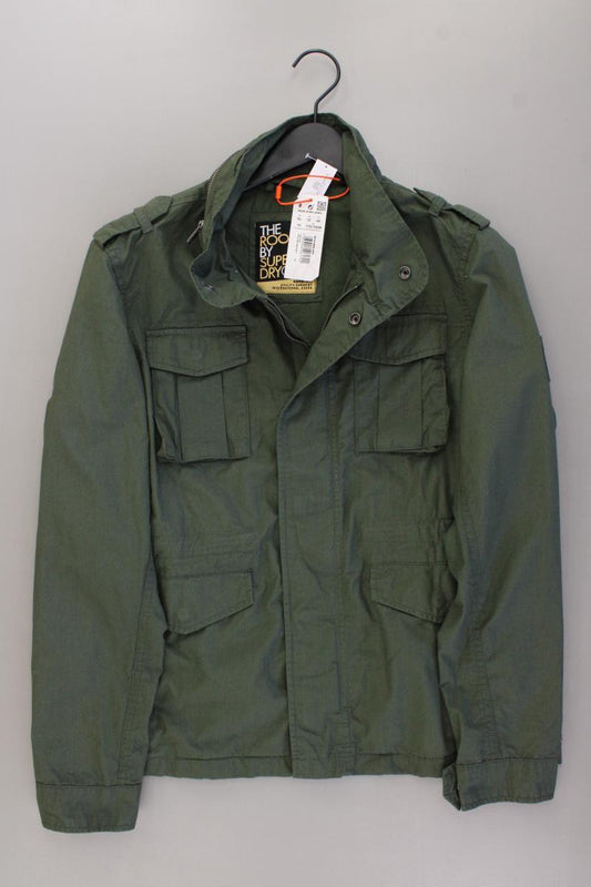 Superdry Classic Jacke Gr. 44 neu mit Etikett olivgrün aus Baumwolle