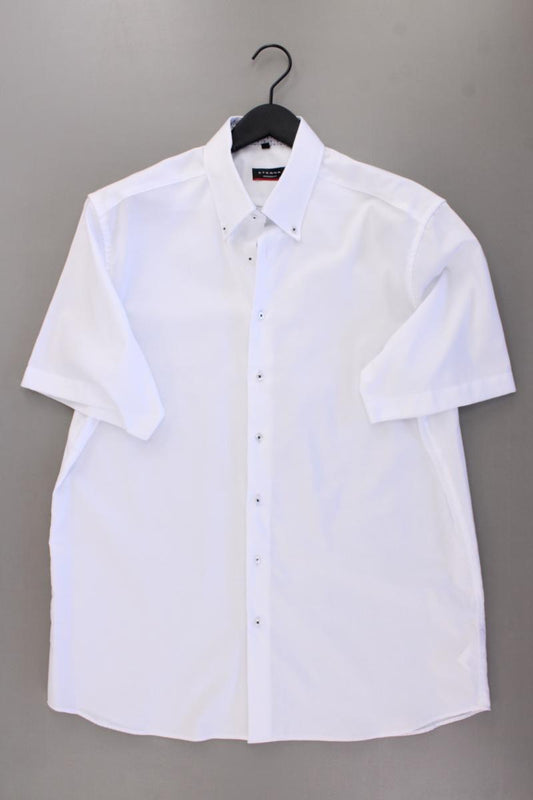 Eterna Kurzarmhemd für Herren Gr. Hemdgröße 43 neuwertig weiß aus Baumwolle