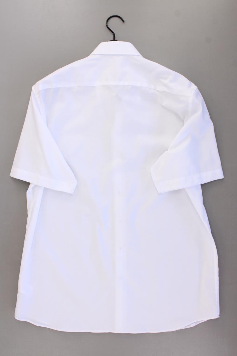 Eterna Kurzarmhemd für Herren Gr. Hemdgröße 43 neuwertig weiß aus Baumwolle