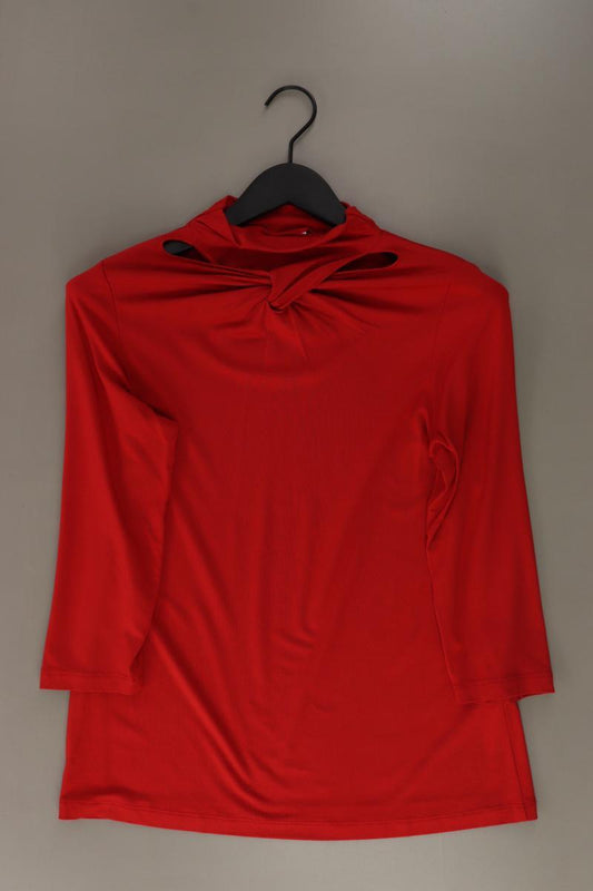 Madeleine Regular Shirt Gr. 40 3/4 Ärmel rot aus Viskose