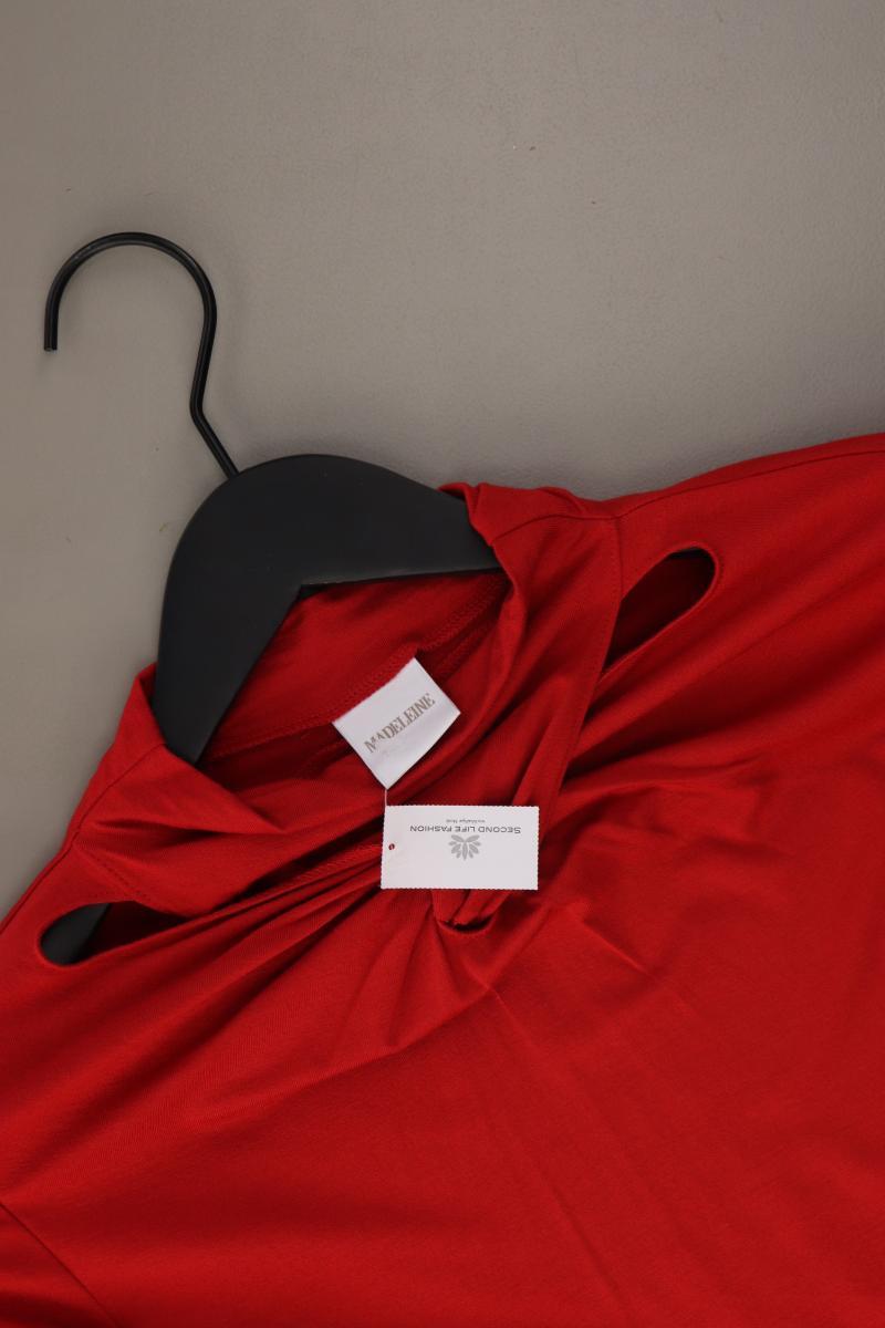 Madeleine Regular Shirt Gr. 40 3/4 Ärmel rot aus Viskose