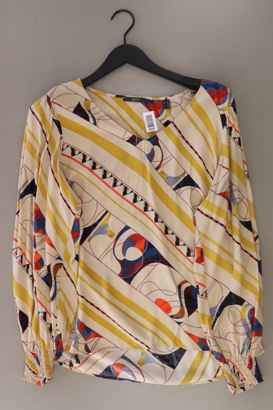 Esprit Langarmbluse Gr. M mehrfarbig